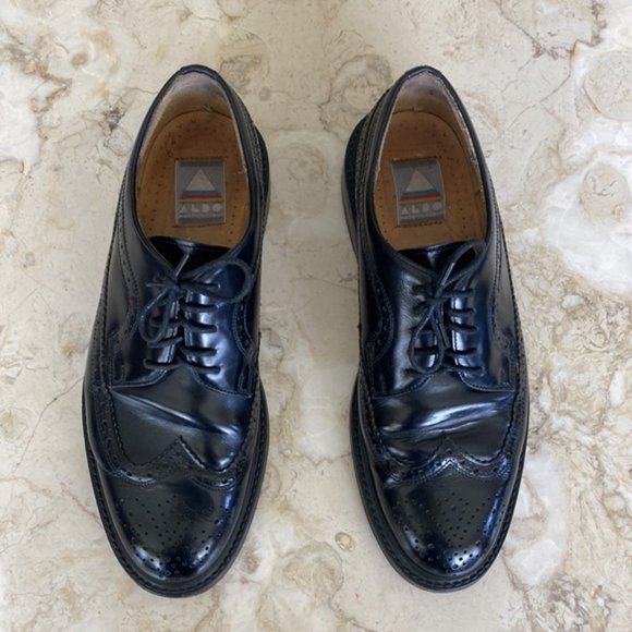 Aldo Romano Sicari Leather Wingtip Brogues Made in Italy - Picture 7 of 11